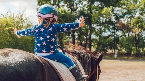 Preschool mini starts saddle riding club