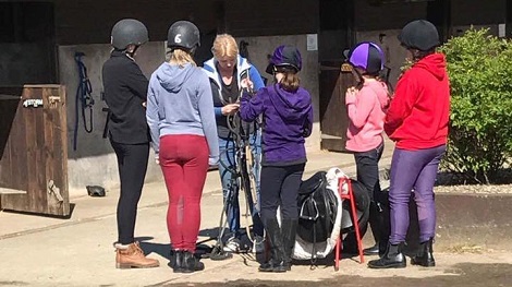 Preschool mini starts saddle riding club