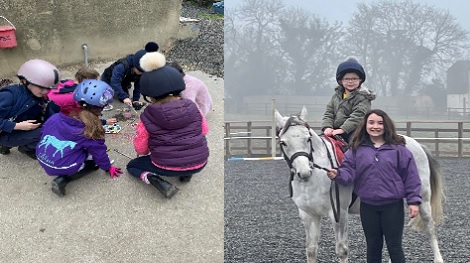 Preschool mini starts saddle riding club